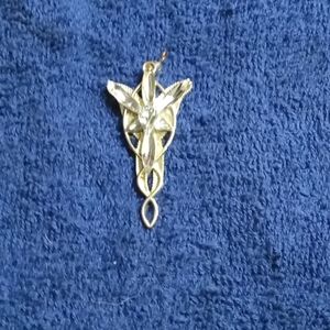 Silver plated crystal cross